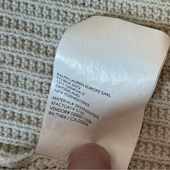 Club Monaco open front knit cardigan long sleeve SZ XS cotton beige - Picture 8 of 9